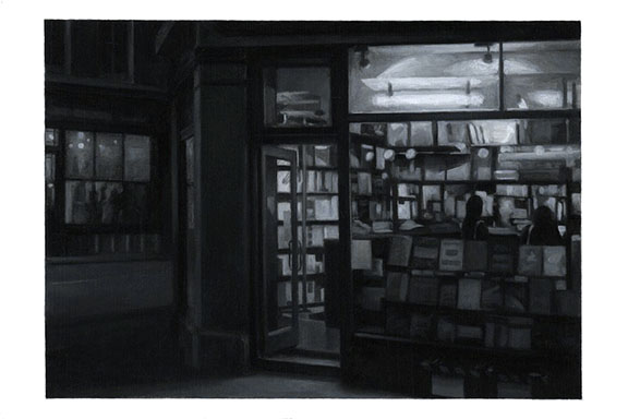 Bookshop at Night